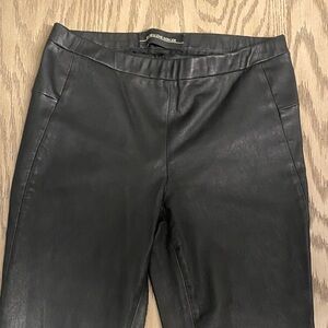 Malene Birger Black Leather leggings - 100% leather